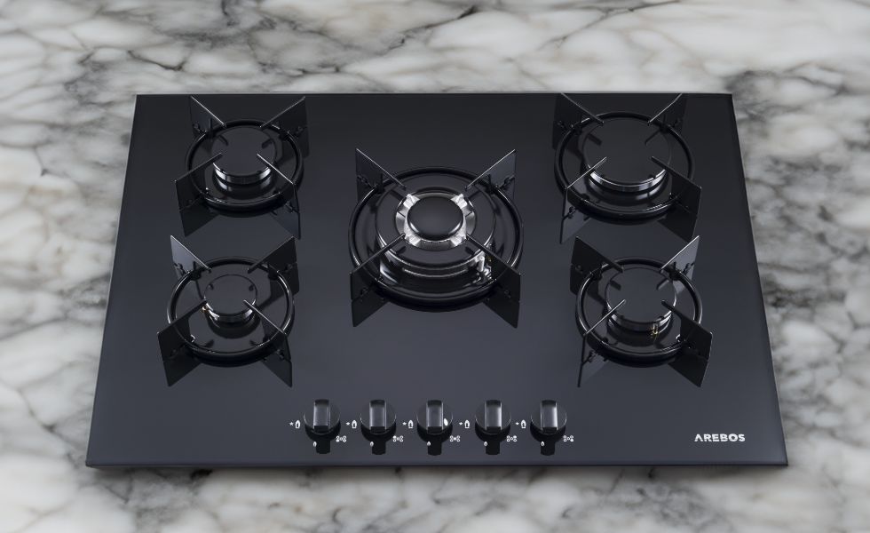 De Perfecte Keuze voor de Moderne Keuken: De Kookplaat Gas op Glas met 5 Pitten