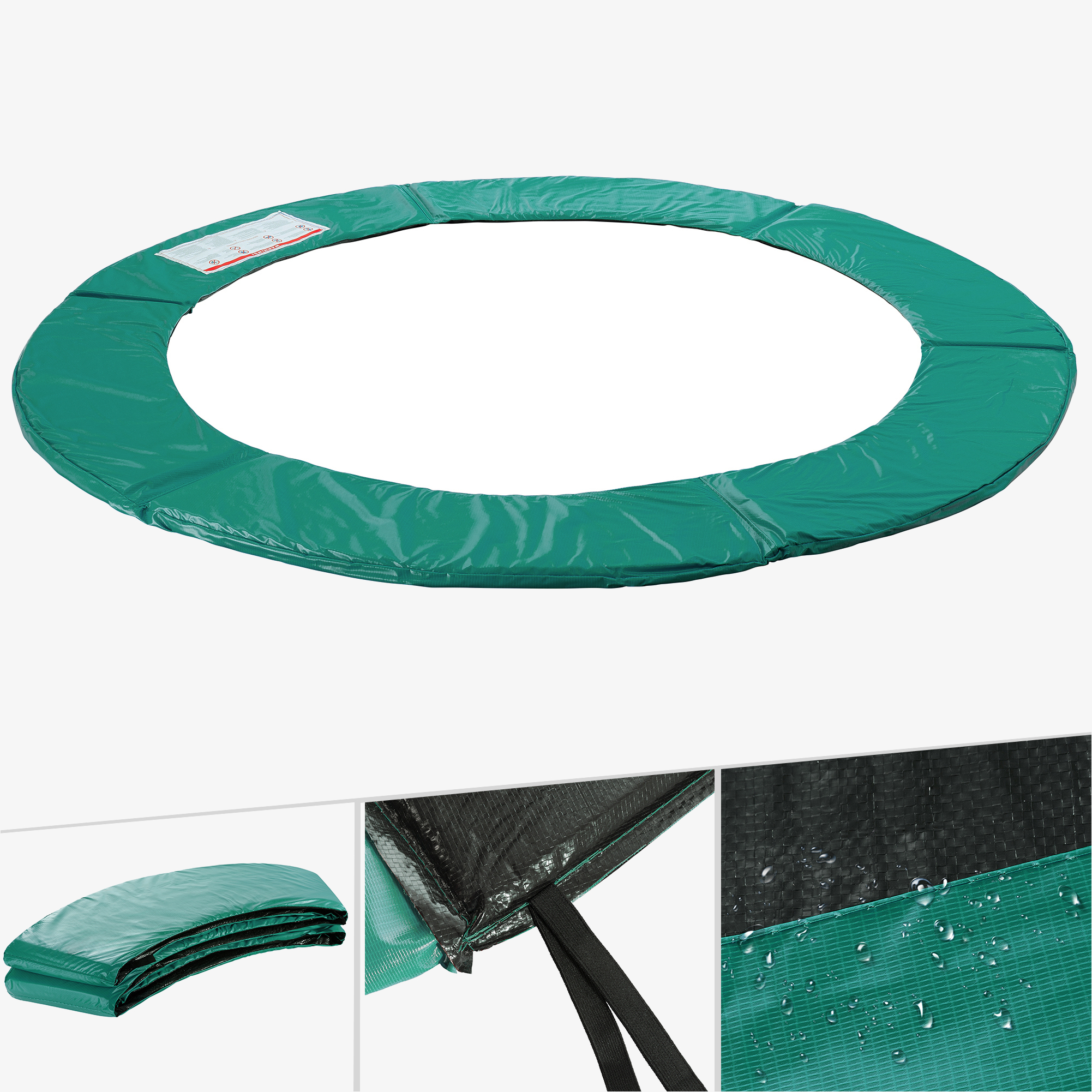 Arebos Trampoline randafdekking - Ø183cm,breedte28cm,dikte 20mm - compatibel met 6 voeten