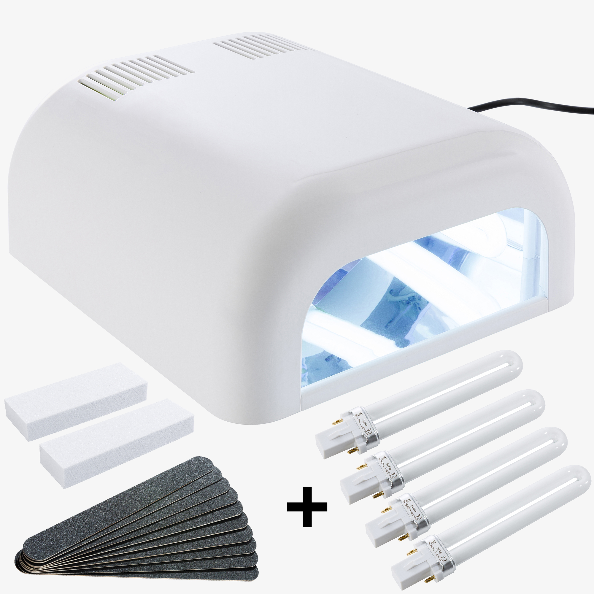 SINA UV-licht-uithardingseenheid wit incl. UV-gel + timer