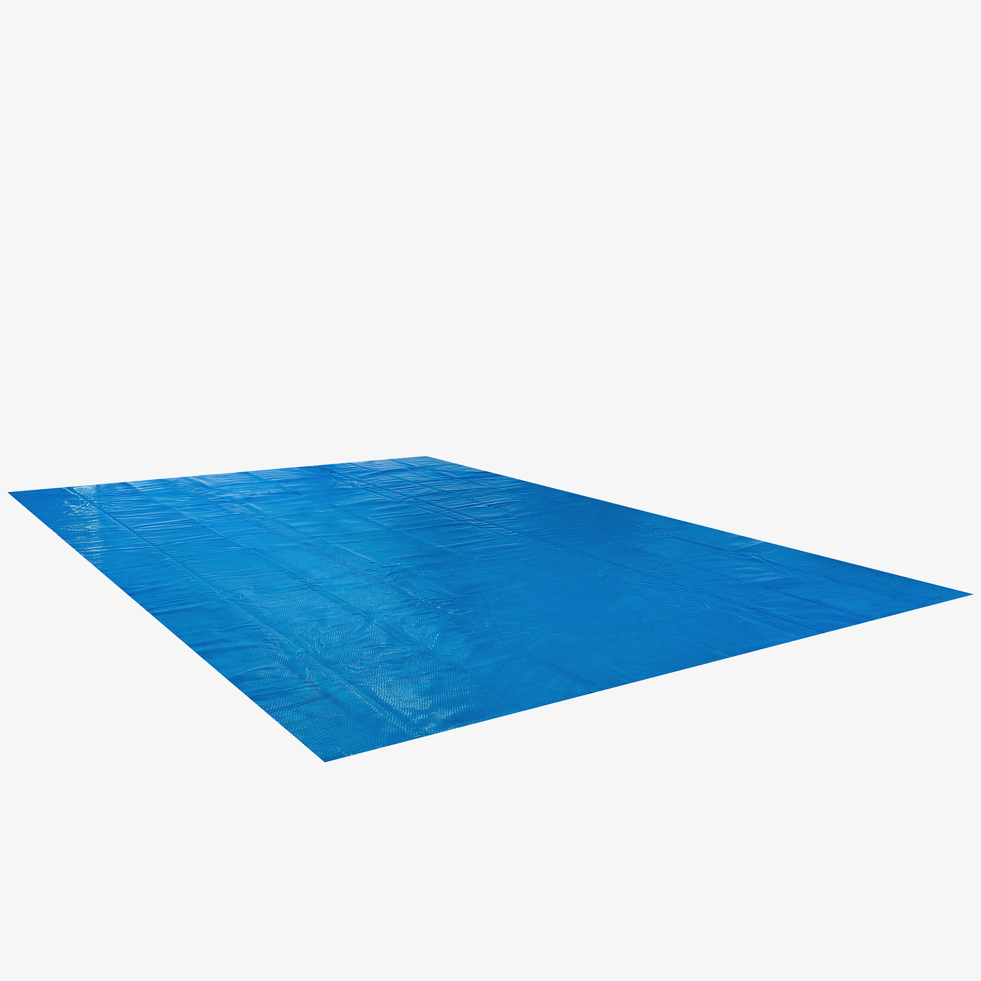 Arebos Pool Solar Foil/Cover - Zonneafdekking vierkant 6x4m,dikte 400μm,snijdbaar