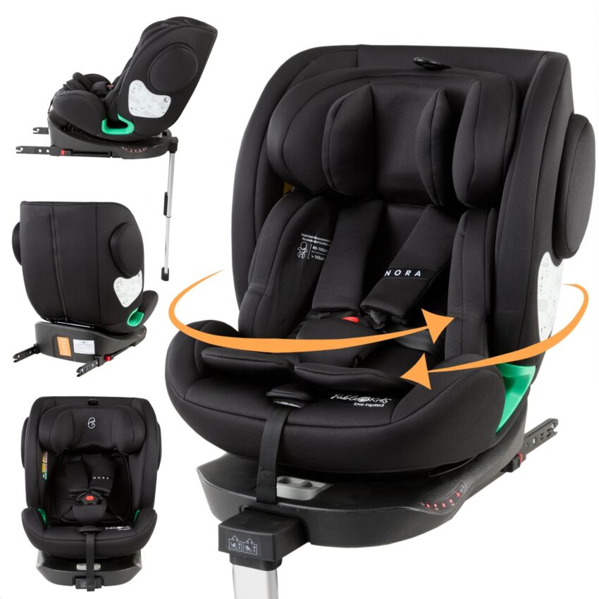 FableKids 360° i-Size autostoel met ISOFIX en steunpoot NORA