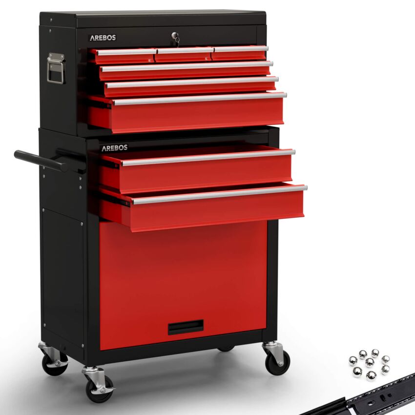 Werkplaatswagen - 9 palen - Twee toon