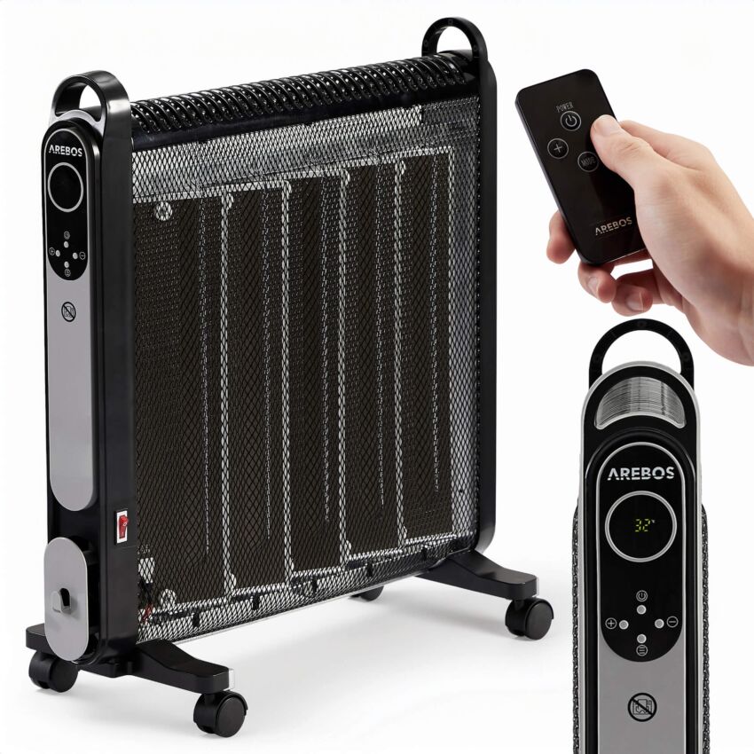 Konvektor 2000 W Mica Schwarz 