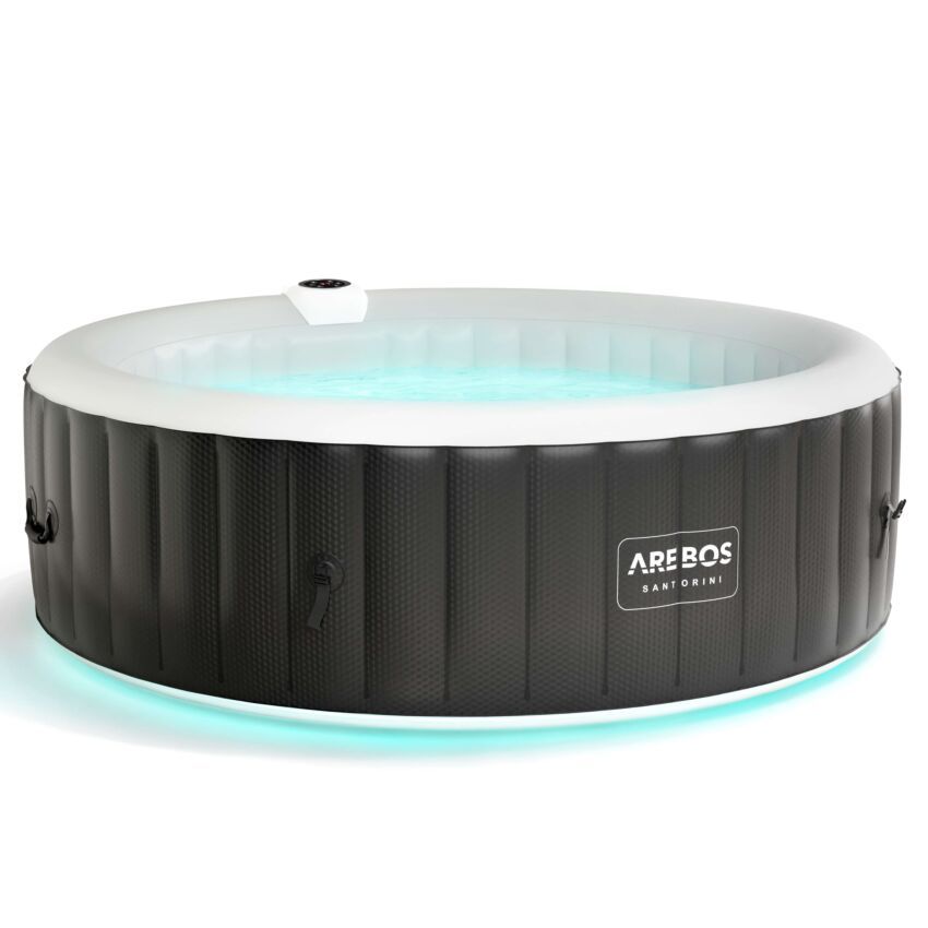 Opblaasbare Whirlpool Santorini rond met LED 2400W