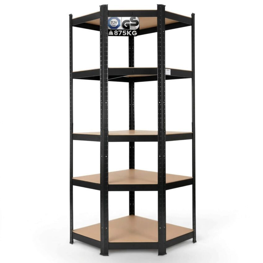 Rek voor zware lasten 180 x 70 x 70 cm 875 kg - Zwart