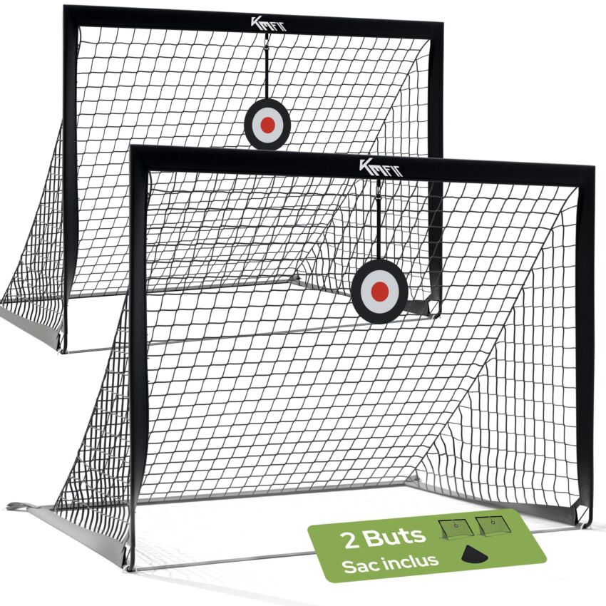 KM-Fit voetbaldoelset (2 stuks) 120 x 90 cm