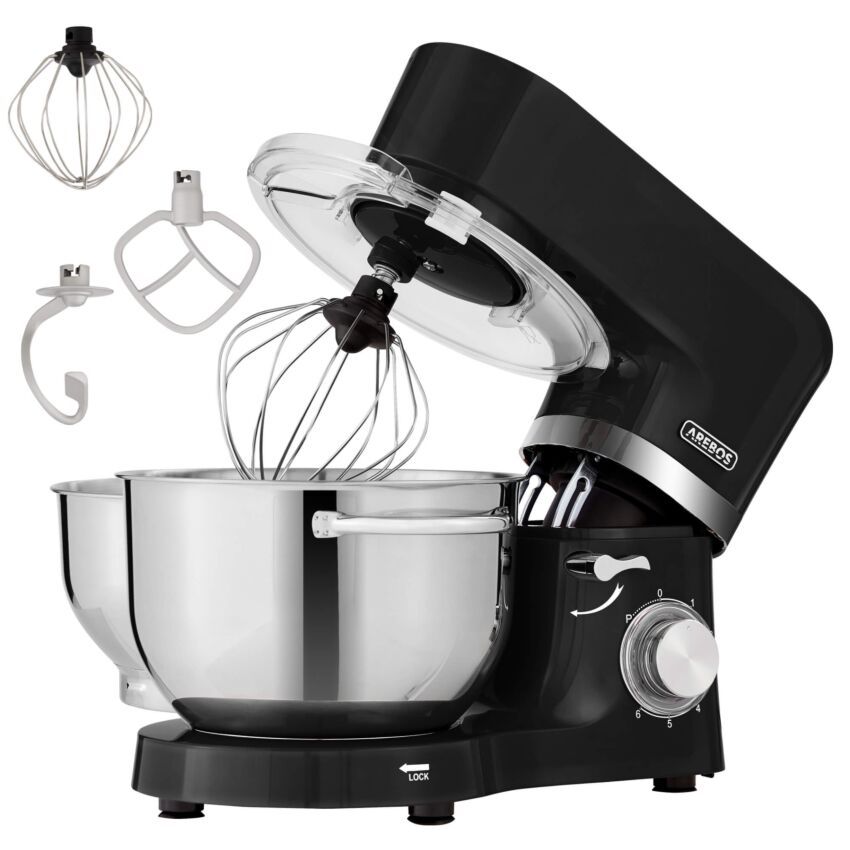 Keukenmachine 1500W - 2 mengkommen 4,5 - 5,5l