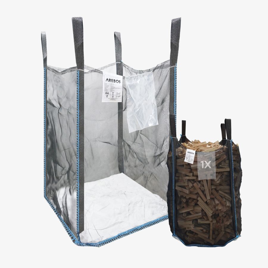 1x Premium houten zak 100 x 100 x 160 cm