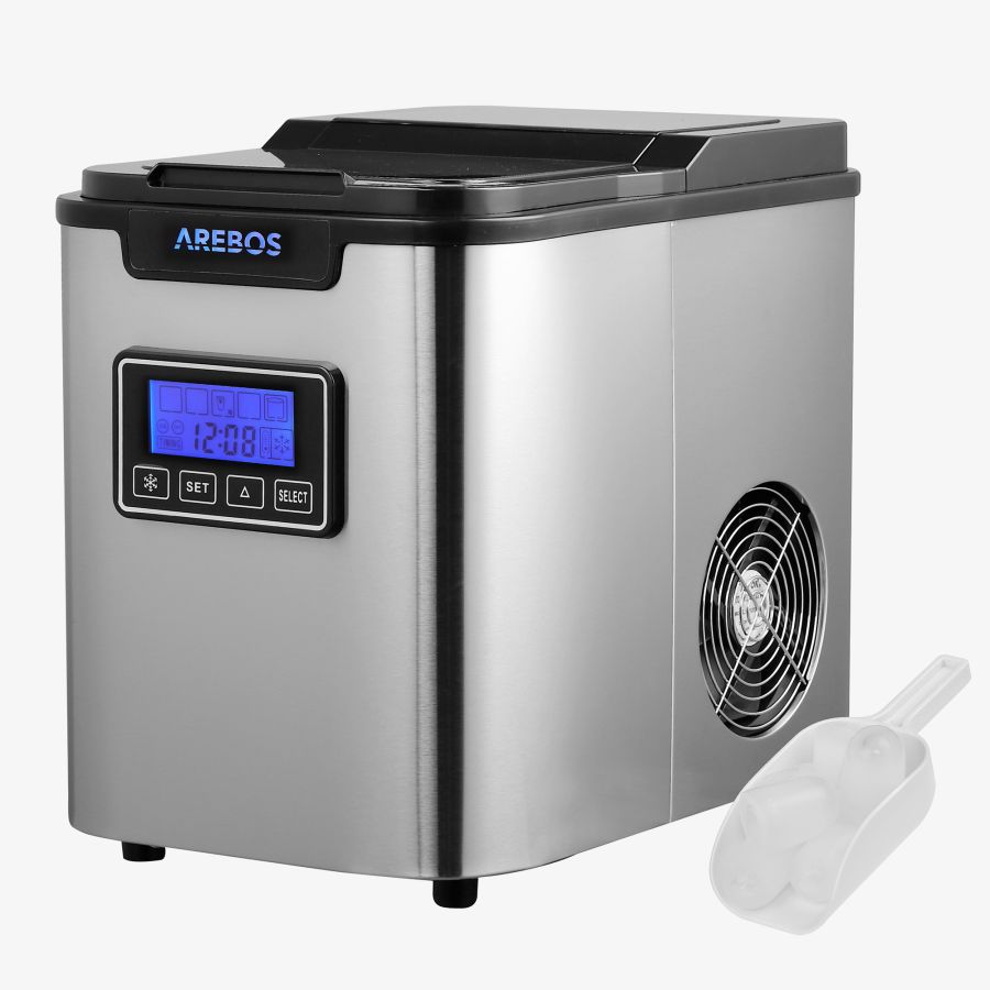 Ijsblokjesmachine 2.2L - roestvrij staal 