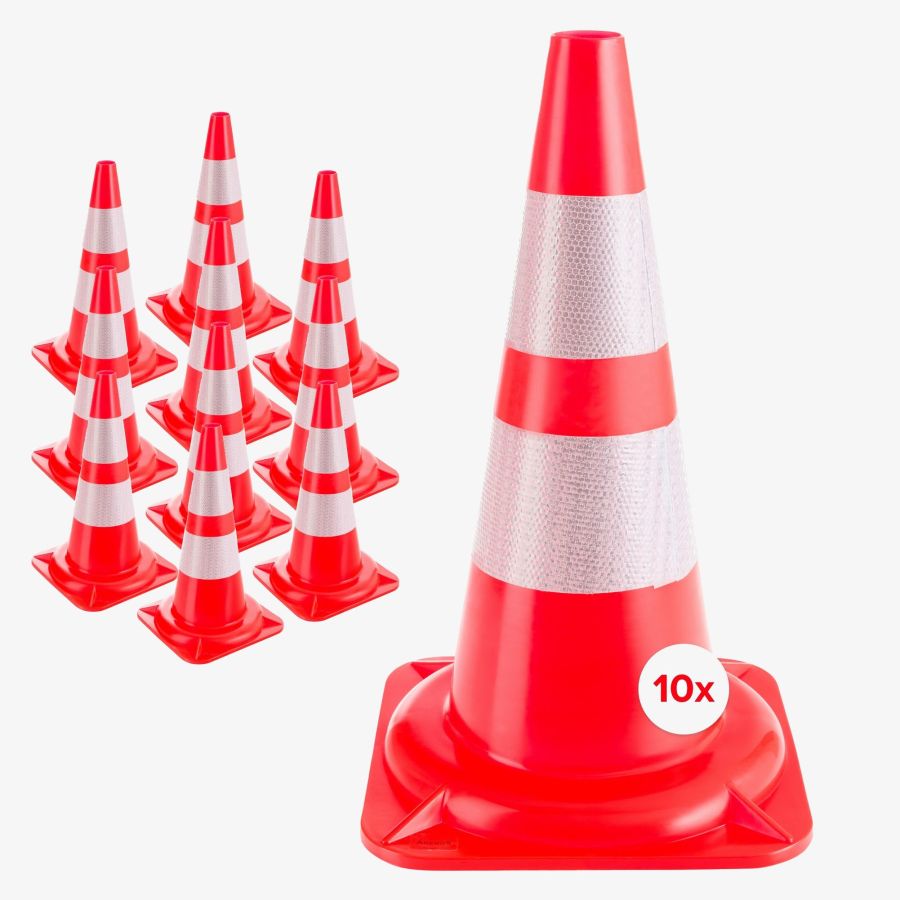 Verkeerskegels - Set van 10