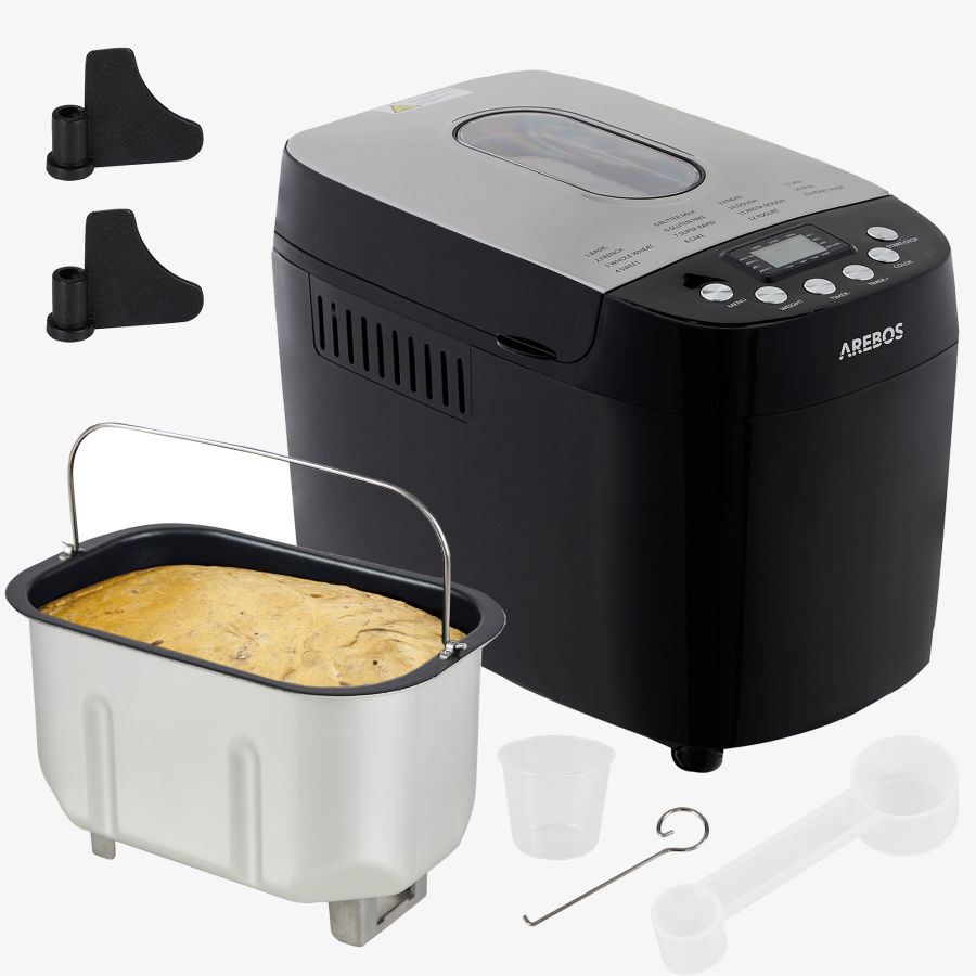 Broodbakmachine 1500g - Zwart