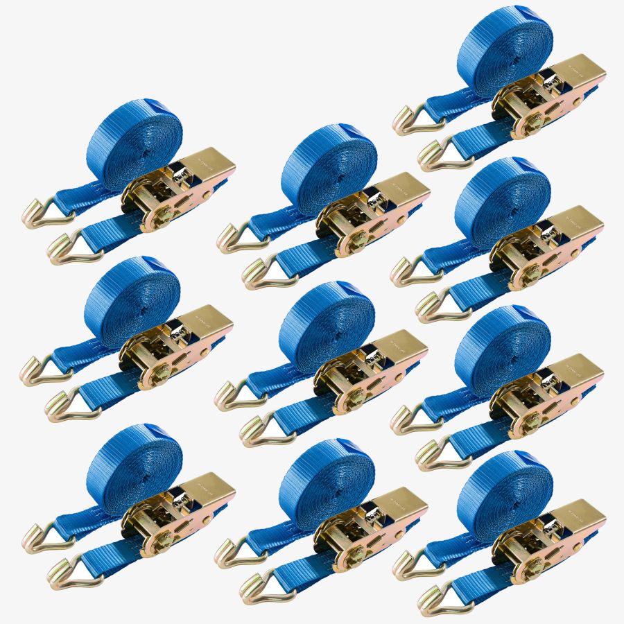Spanband 6m - 2-delig - 25mm - set van 10