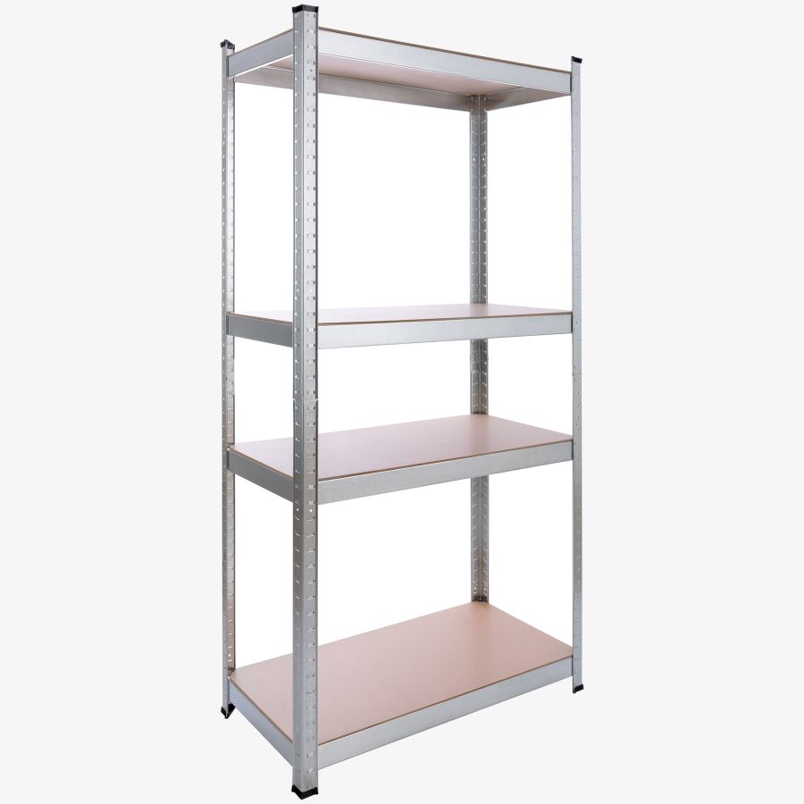 Rek voor zware lasten 160 x 80 x 40 cm 320 kg - zilver