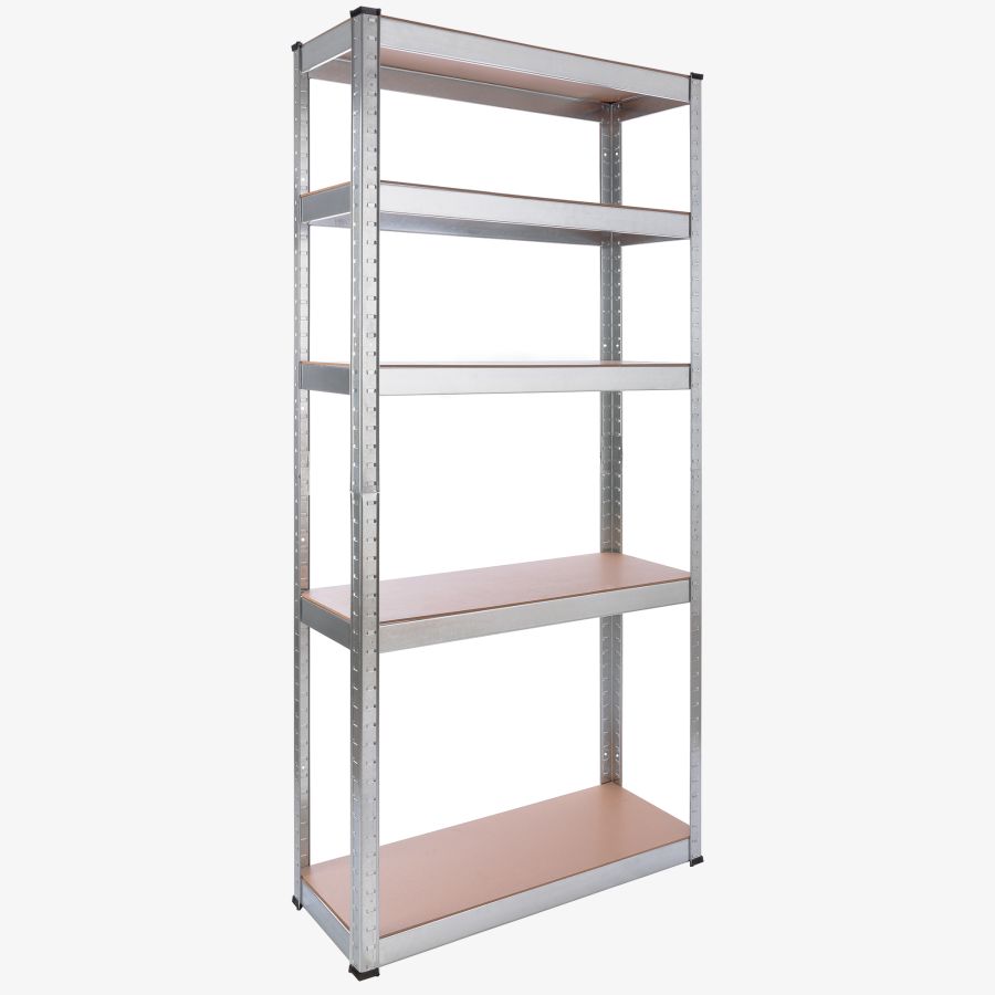 Rek voor zware lasten 170 x 80 x 30 cm 350 kg - zilver