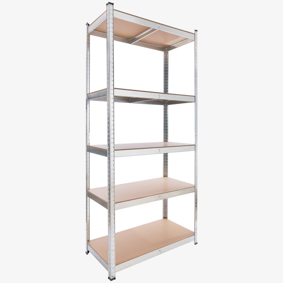 Rek voor zware lasten 200 x 90 x 45 cm 1000 kg - zilver