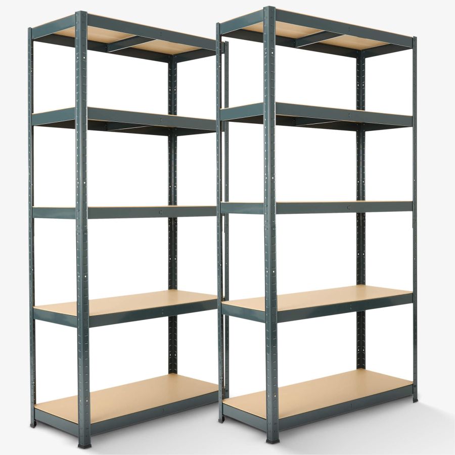 2x Rek voor zware lasten 180 x 90 x 40 cm 875 kg - Antraziet